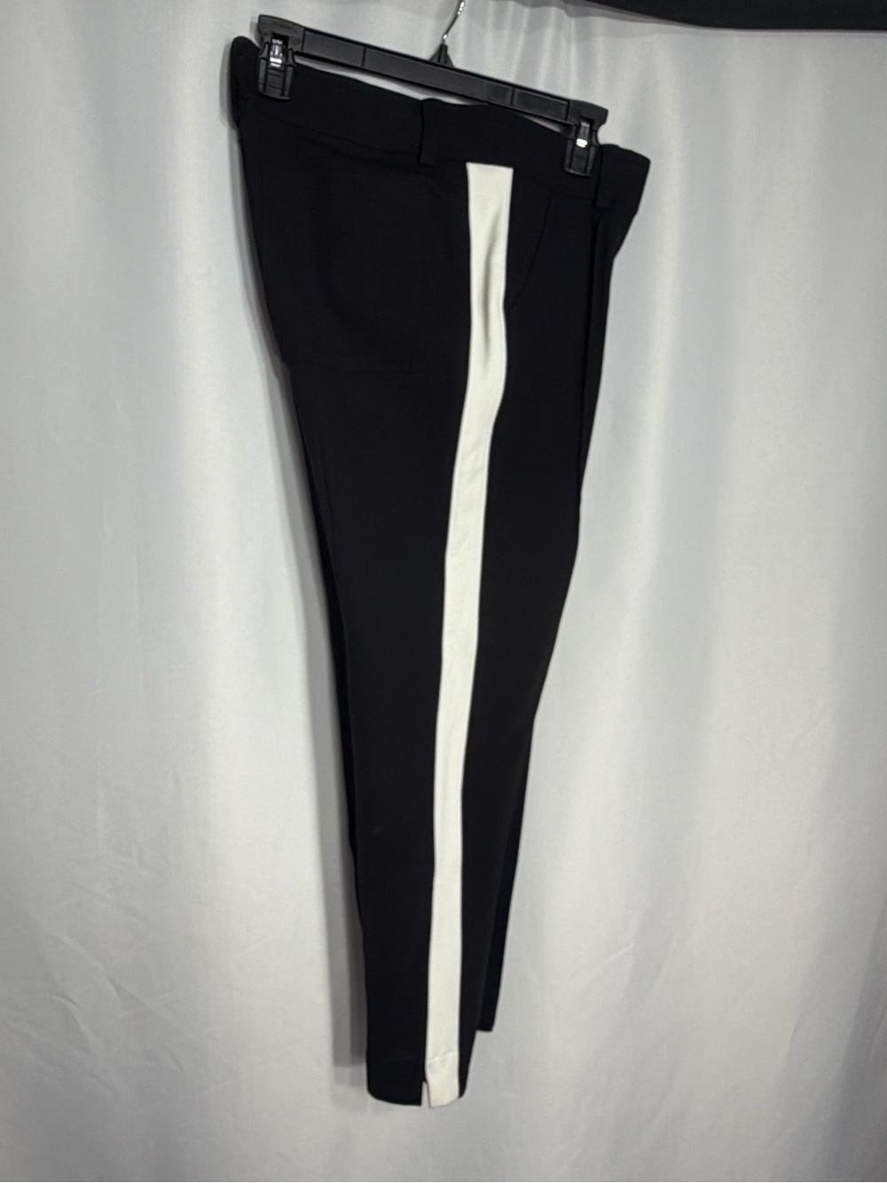 Belyn Key Black Pants with White Side Stripe size L new w tags - Picture 12 of 12